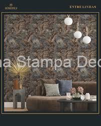 Papel de Parede Folhagem Marrom - Imagem 2