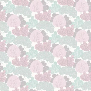 Papel de Parede Arvoredo Rosa