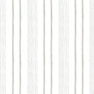 Papel de Parede Listrado Bege