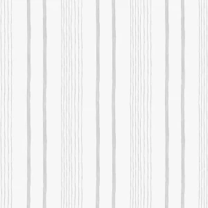Papel de Parede Listrado Cinza