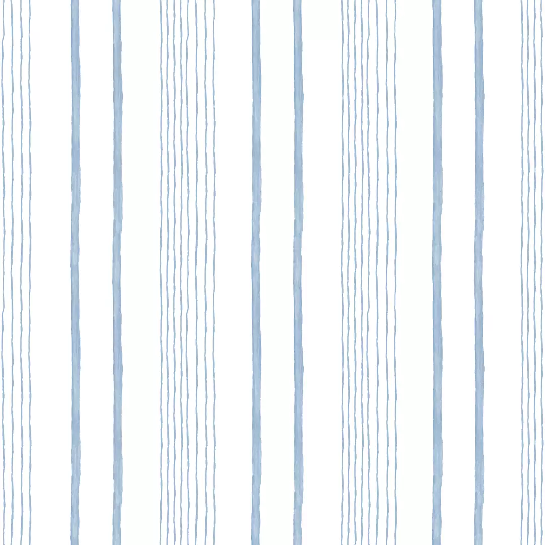 papel de parede listrado azul