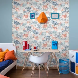 Papel de Parede Grafite Colorido