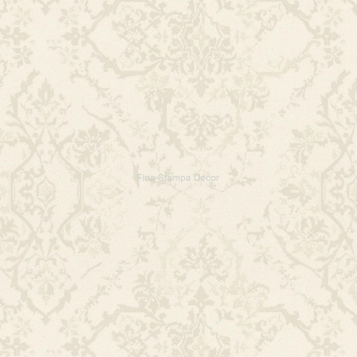 papel de parede adamascado bege