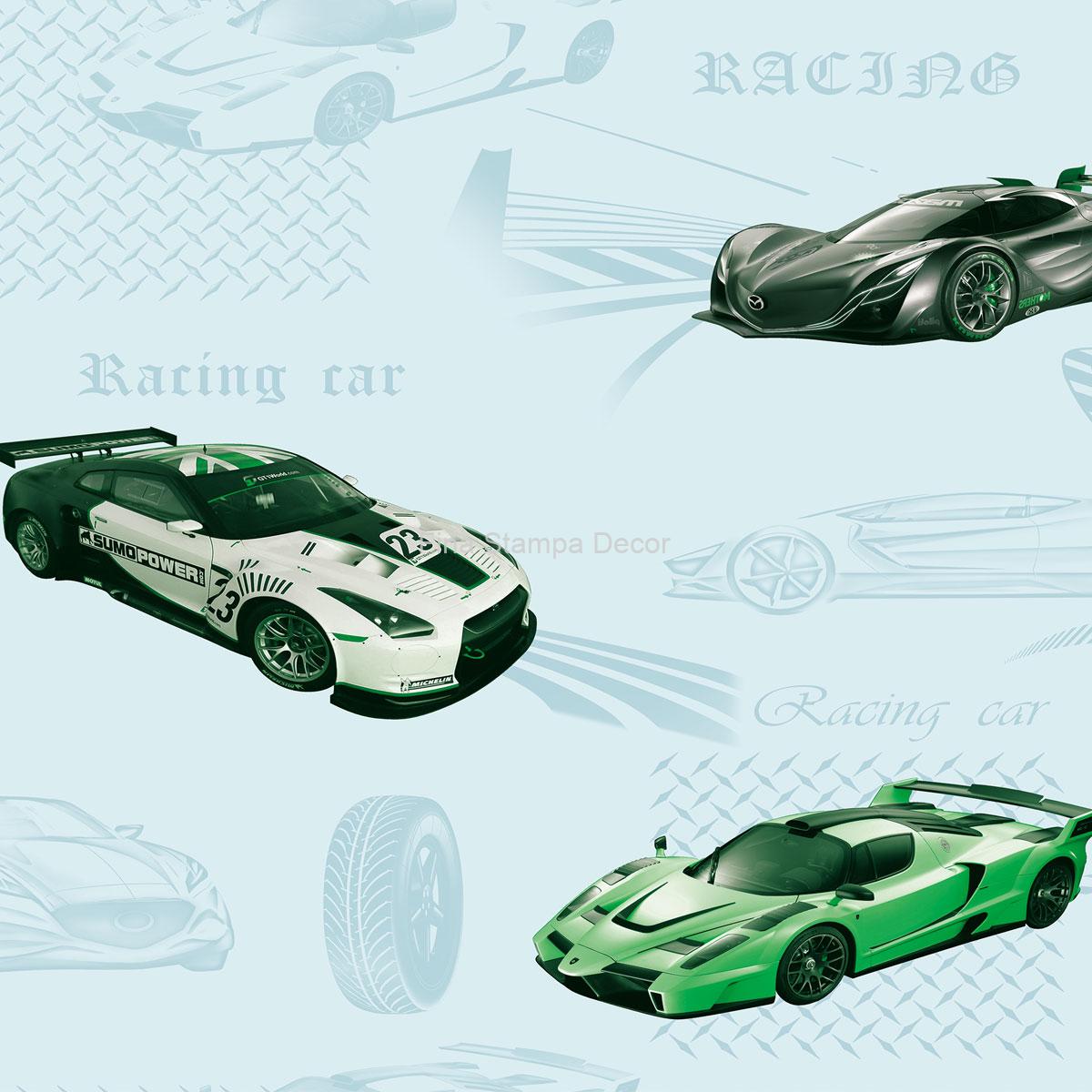 papel de parede azul automóveis