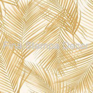 Papel de Parede Folhas Caramelo