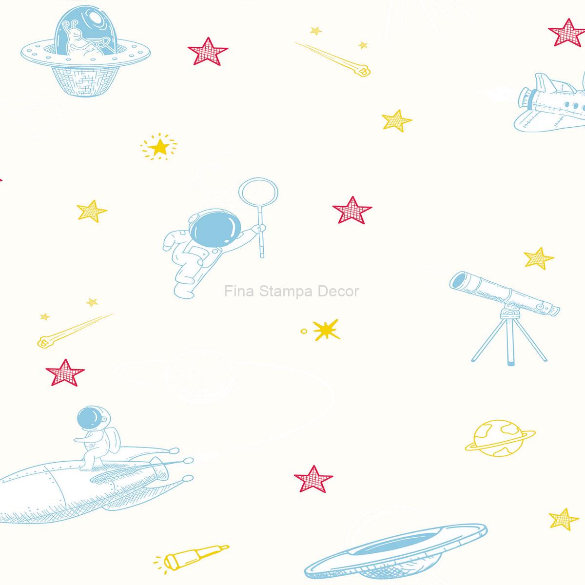 papel de parede branco universo