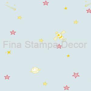 Papel de Parede Universo Azul