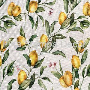 Tecido Estampa Limão siciliano