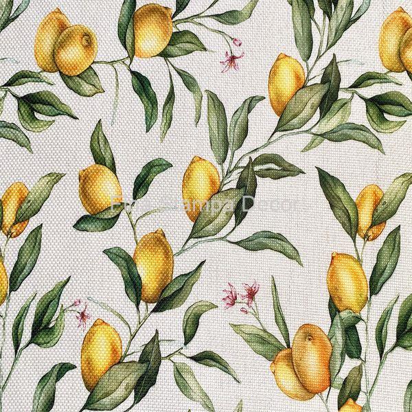 tecido estampa limão siciliano
