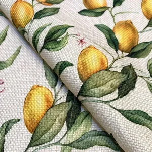 Tecido Estampa Limão siciliano
