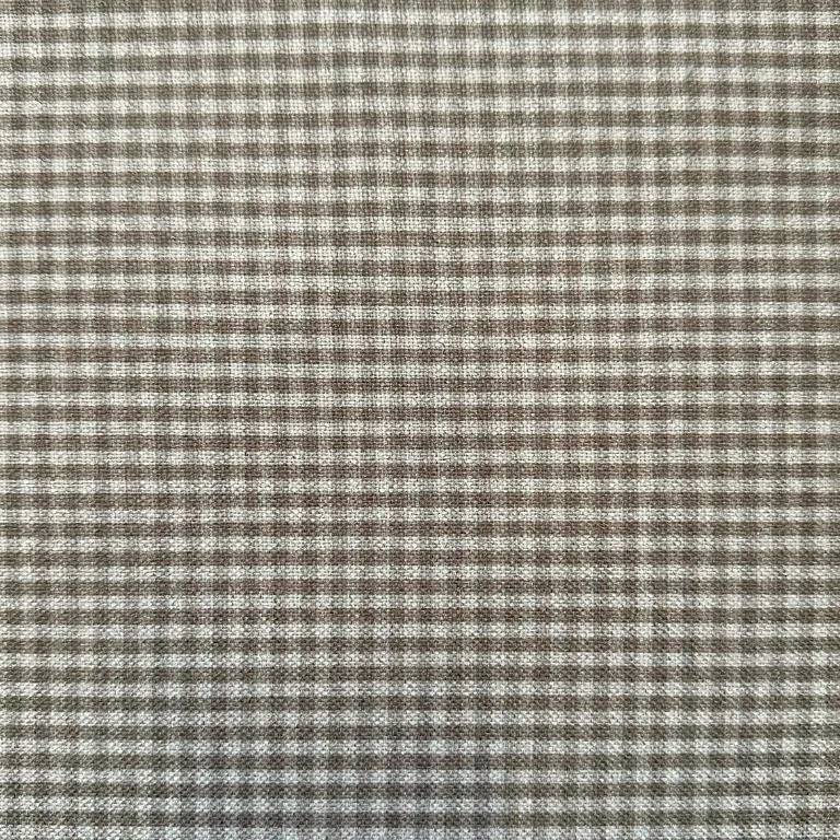 tecido linho xadrez bege