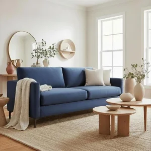 Tecido Linho Cor Azul