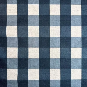 Tecido Linho Xadrez Azul