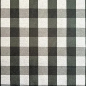 tecido linho xadrez verde