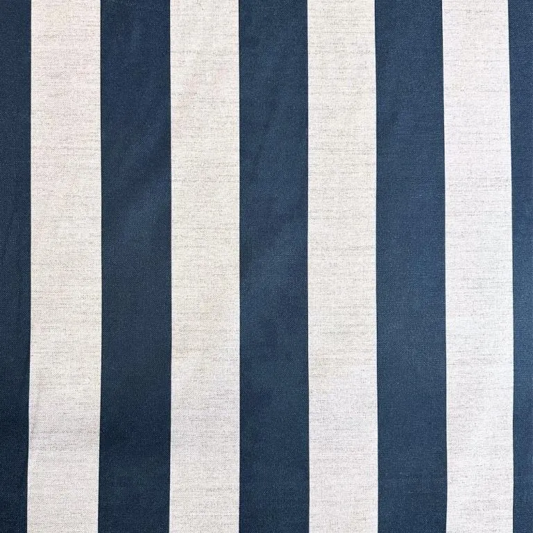tecido linho listra azul