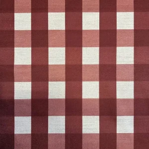 Tecido Linho Xadrez Vermelho
