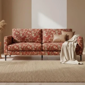 Tecido Linho Floral Indiano