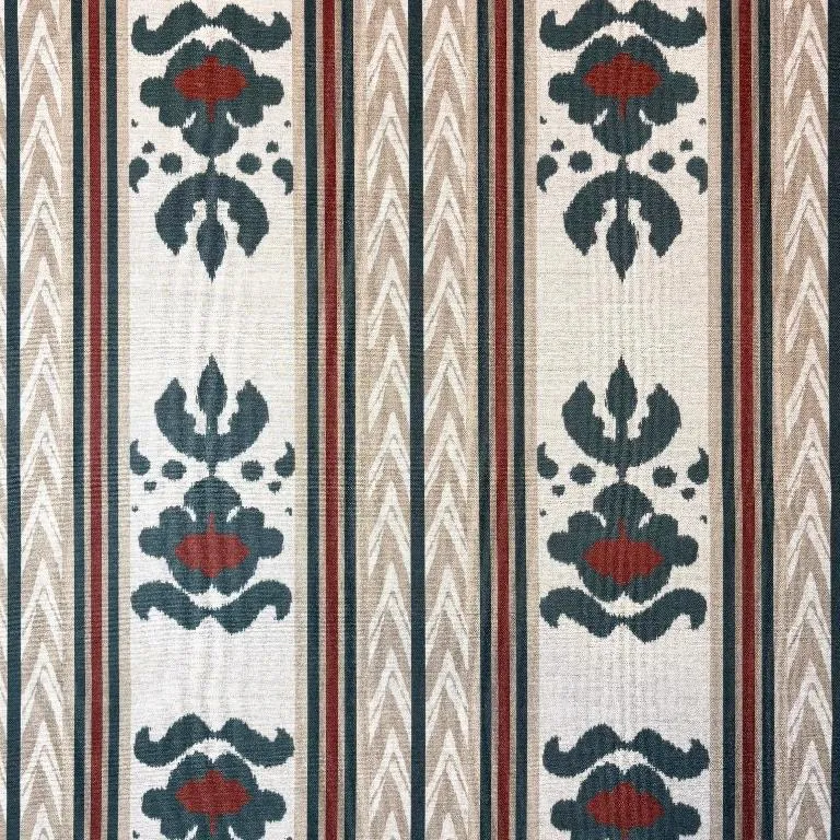 tecido linho listra ikat