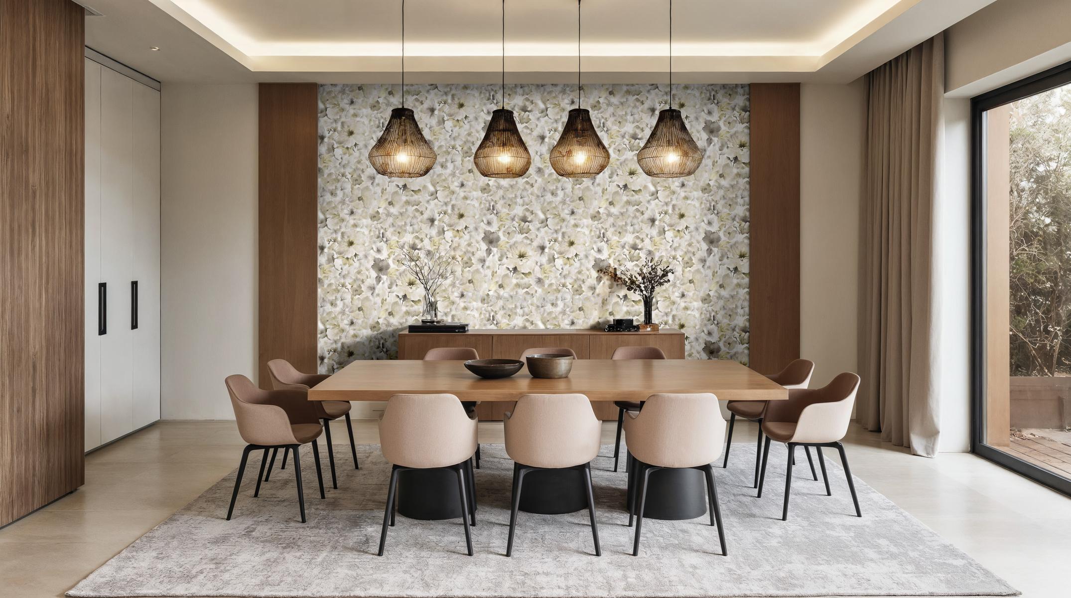 Papel de Parede Aquarela Floral - Imagem 2