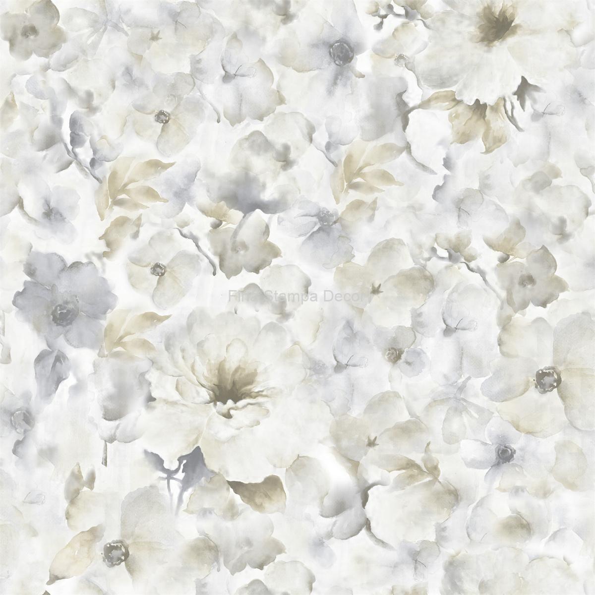 papel de parede floral aquarela