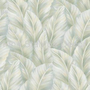 Papel de Parede Folhas Esverdeadas