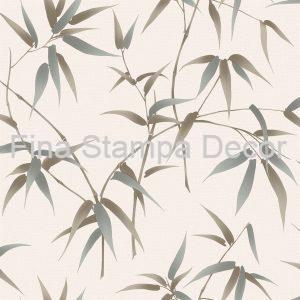 Papel de Parede Folhas de Bambu