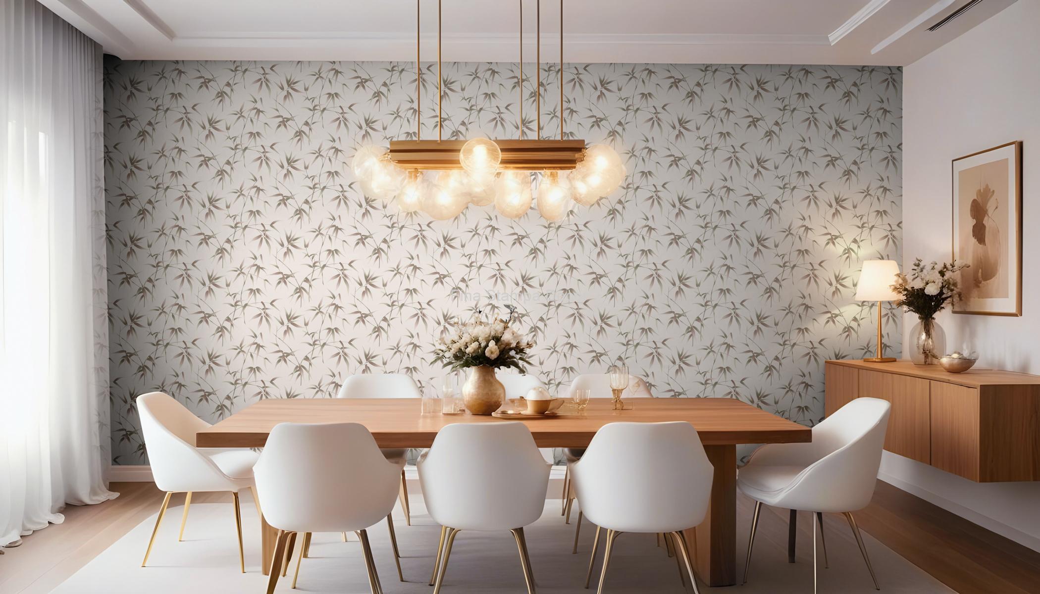 Papel de Parede Folhas de Bambu - Imagem 2
