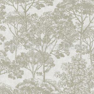 Papel de Parede Arvoredo Esverdeado