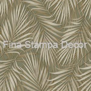 Papel de Parede Bege Folhagem