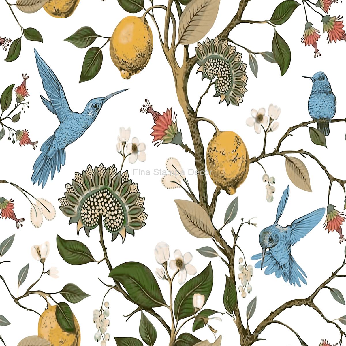 papel de parede pássaro azul