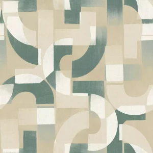 Papel de Parede Geométrico Verde