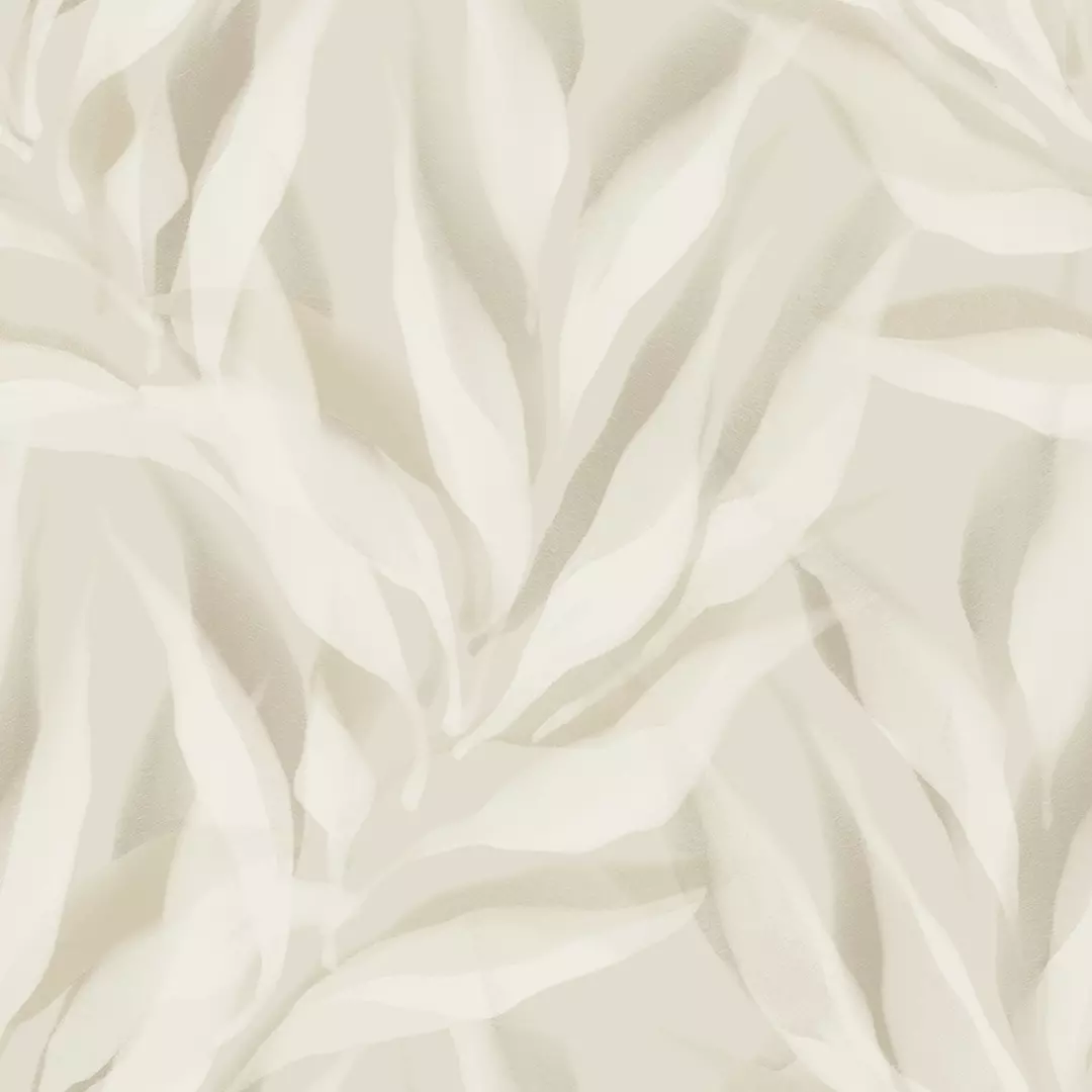 papel de parede folhas estilizadas