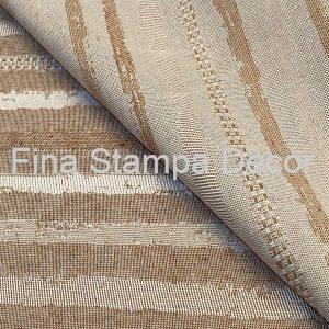 Tecido Jacquard Listrado Caramelo