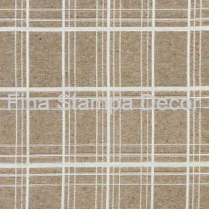 Tecido Jacquard xadrez caramelo