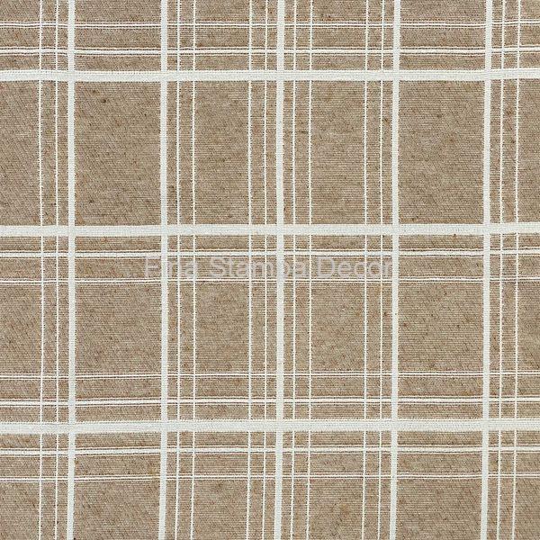 tecido jacquard xadrez caramelo