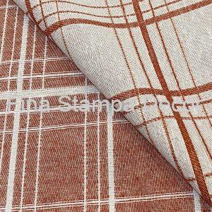 Tecido Jacquard Xadrez Vermelho