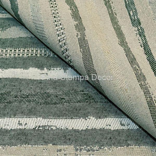 Tecido Jacquard Listrado Verde - Imagem 2