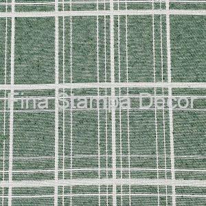 Tecido Jacquard Xadrez Verde