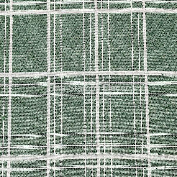 tecido jacquard xadrez verde