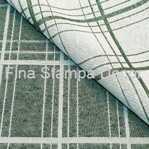 Tecido Jacquard Xadrez Verde