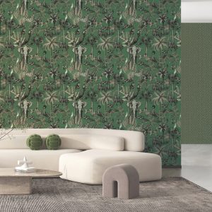 Papel de Parede Verde Savana