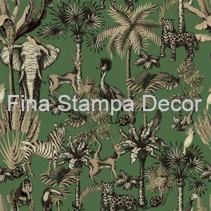 Papel de Parede Verde Savana