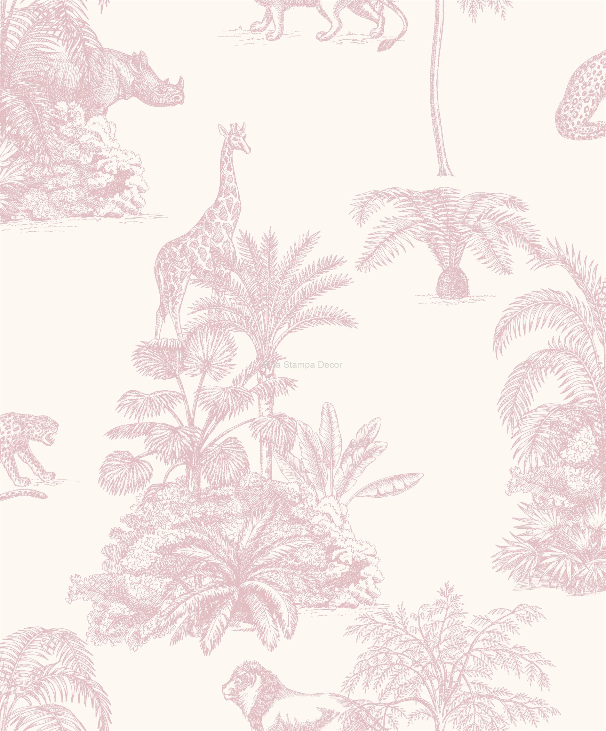papel de parede toile de jouy