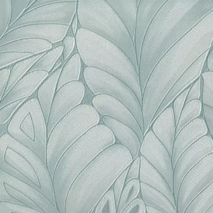 Papel de Parede Folhas Azuis