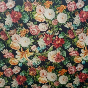 Tecido Veludo Estampa Floral