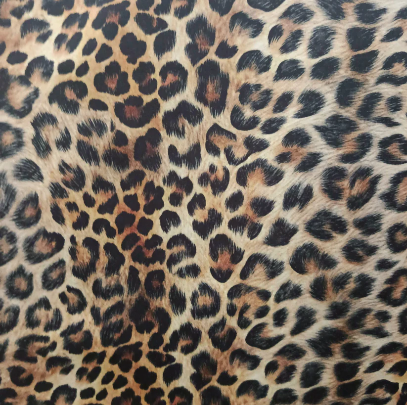 tecido veludo animal print